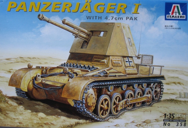 panzerjager I 4,7cm pak Italeri 1/35 111106034949667019012679