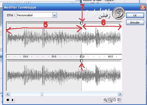 Réglage du volume ou coupure d’un morceau de musique trop long dans flash 111112115123692889039278
