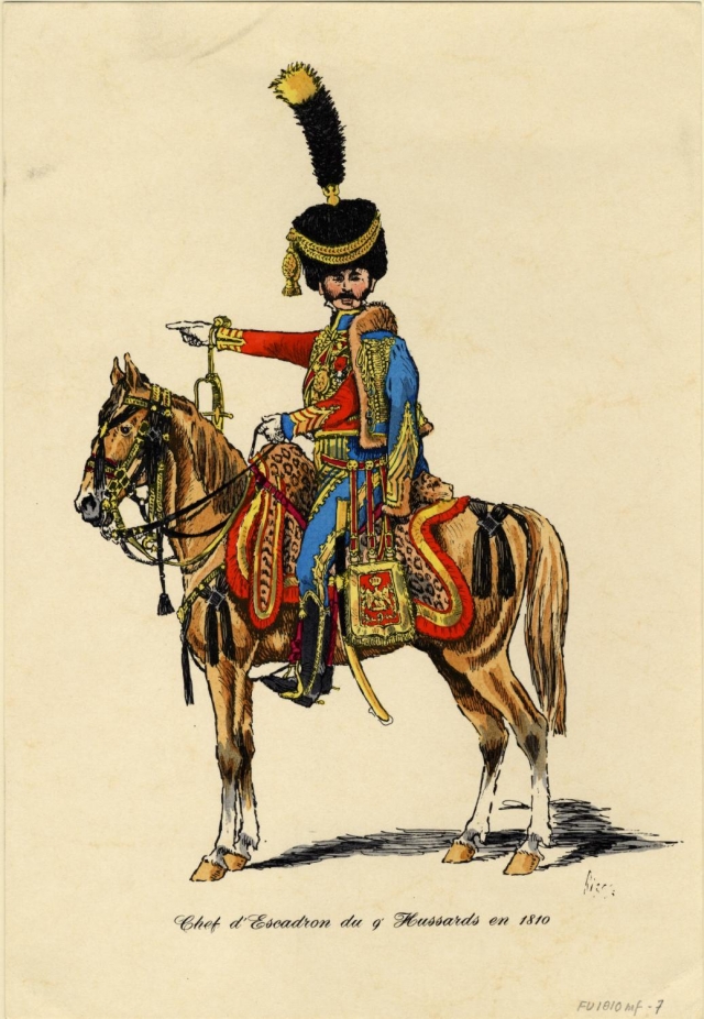 Robert Gaspard Nicolas Custine, major du 8ème hussards 111113025645590209043883