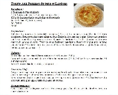 Cuisine - Tourte Pommes de terre et Lardons