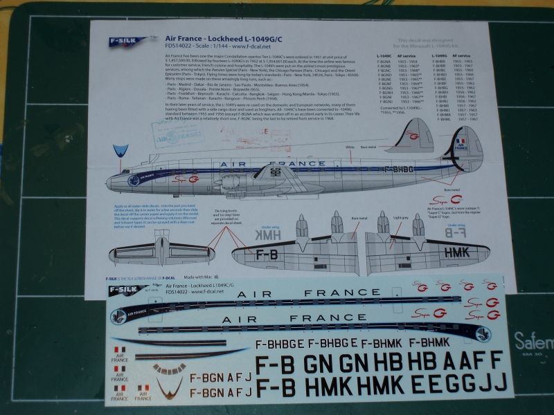 [Concours Liners] [REVELL] LOCKHEED L.1049G SUPER CONSTELLATION 1/144ème  - Page 2 111122073450856639085269